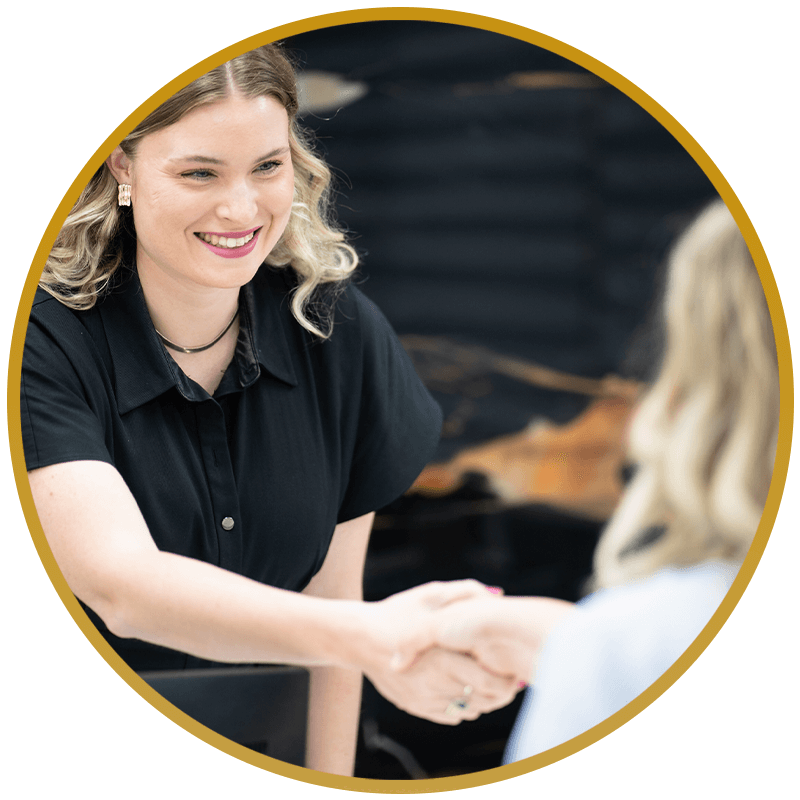 doctor shaking patients hand